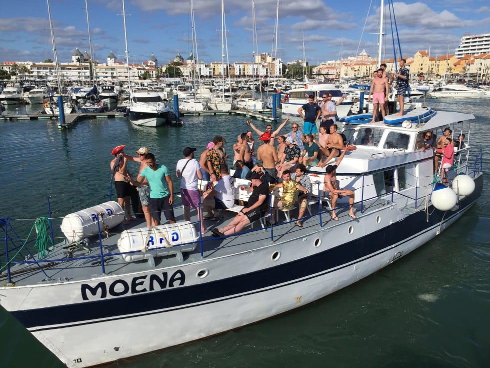 Party boat vilamoura stag do